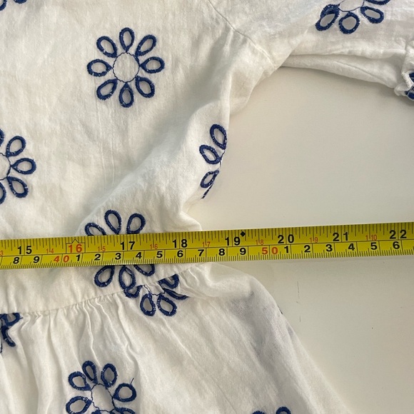 Basement Embroidered Cotton Short Dress - Picture 11 of 12